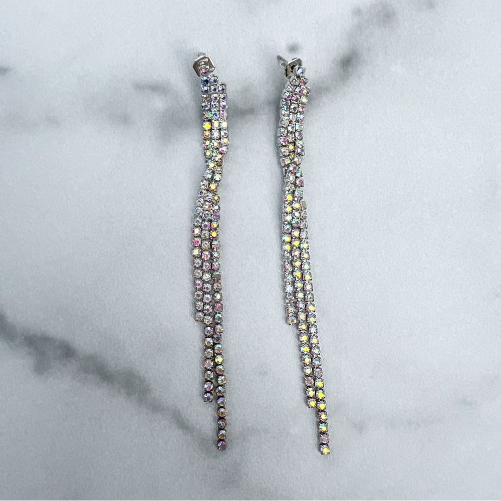 Rhinestone Dangle Earrings